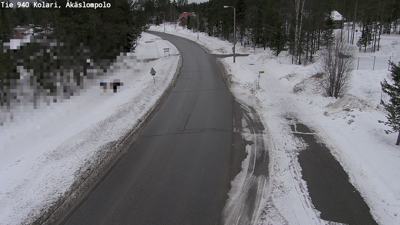 Weather Camera Image Road 940 Kolari, Äkäslompolo, Kolari, Lappi