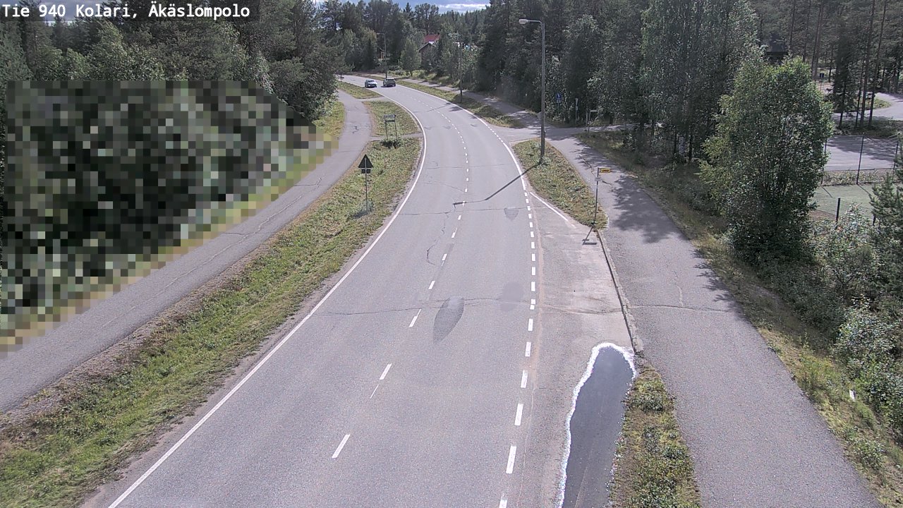 Weather Camera Image Väg 940 Kolari, Äkäslompolo, Kolari, Lappi