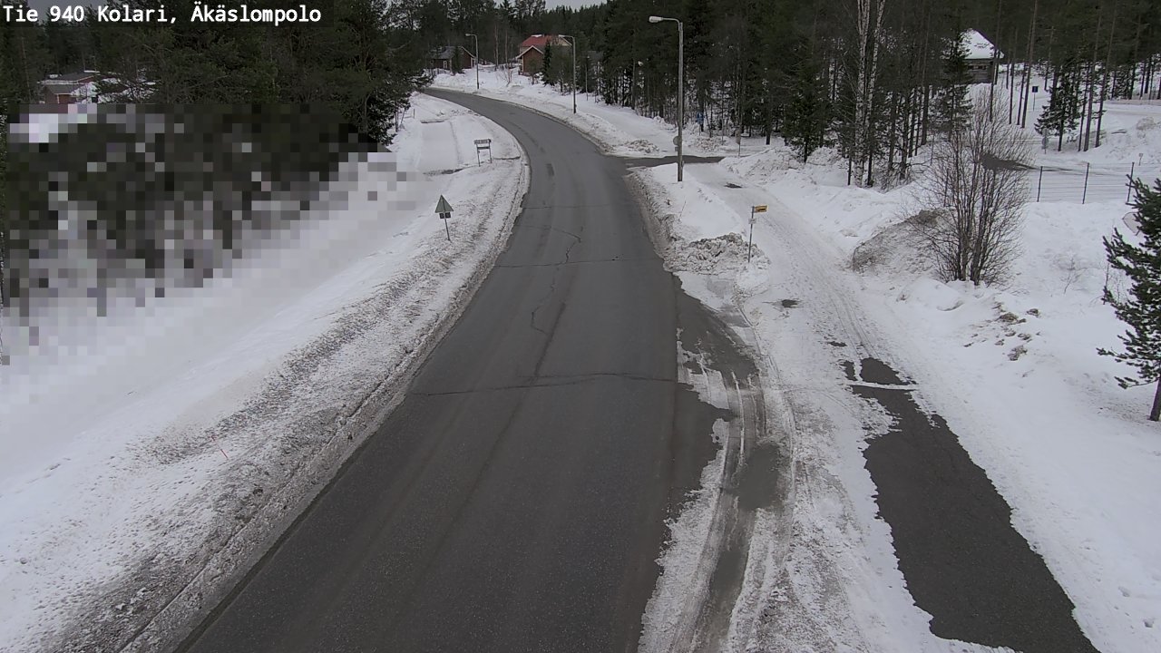 Kelikamerat Kuva Tie 940 Kolari, Äkäslompolo, Kolari, Lappi