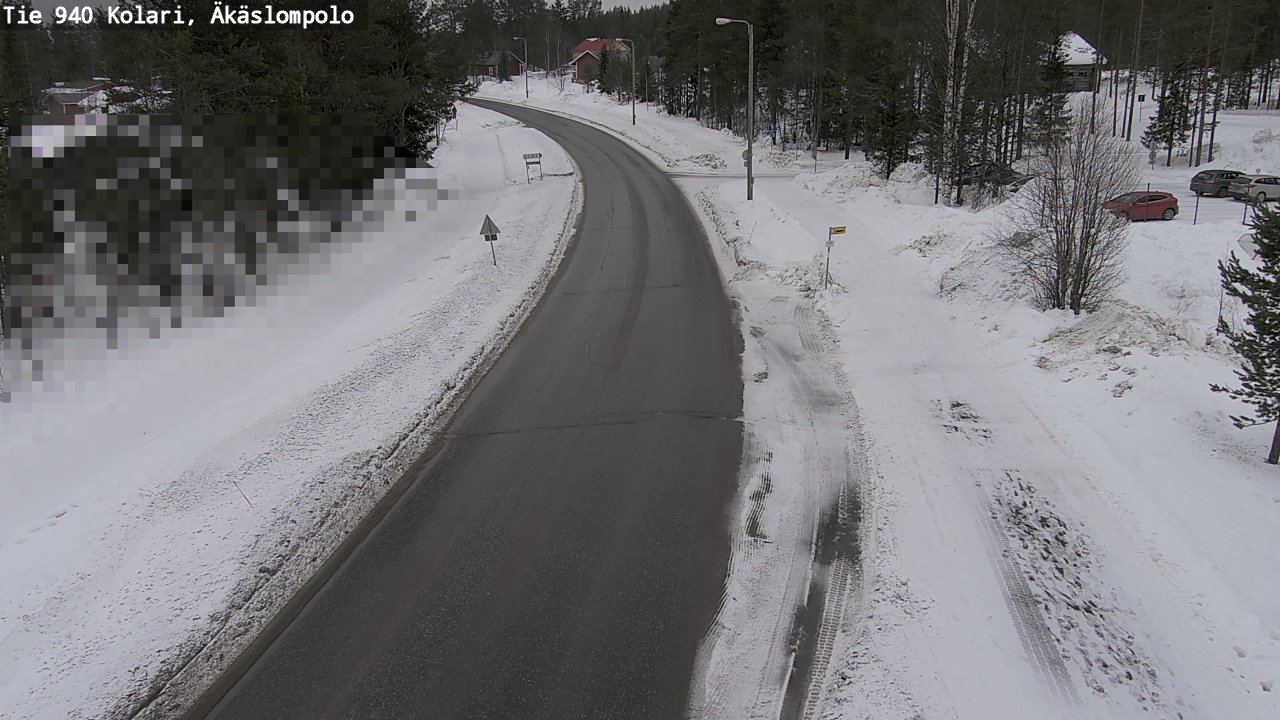 Weather Camera Image Road 940 Kolari, Äkäslompolo, Kolari, Lappi