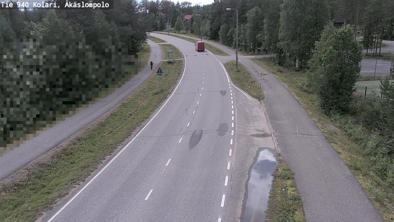 Weather Camera Image Väg 940 Kolari, Äkäslompolo, Kolari, Lappi
