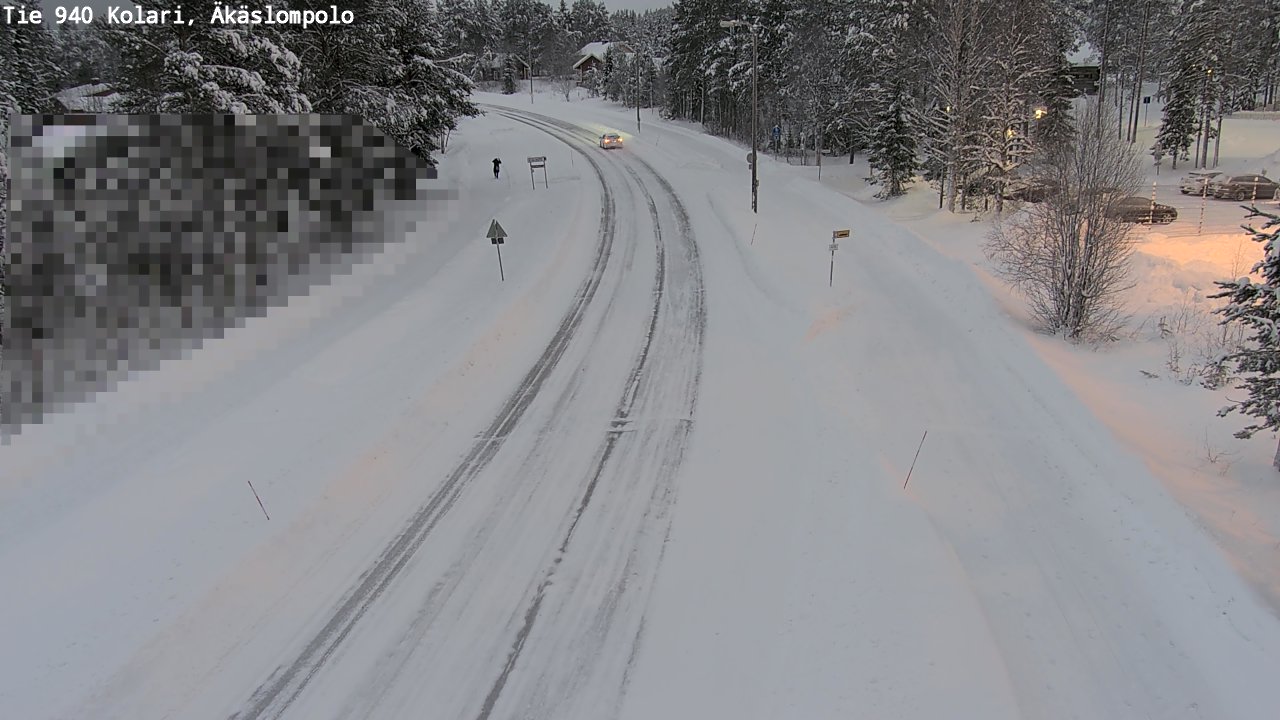 Weather Camera Image Road 940 Kolari, Äkäslompolo, Kolari, Lappi