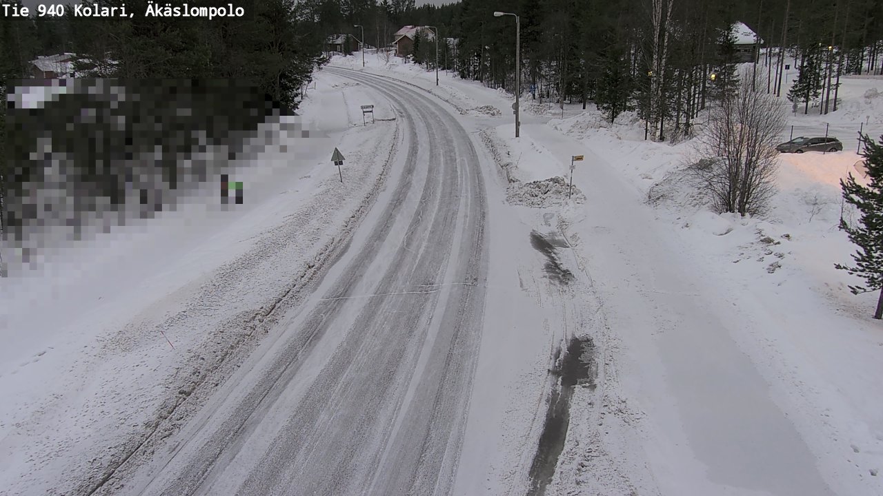 Kelikamerat Kuva Tie 940 Kolari, Äkäslompolo, Kolari, Lappi