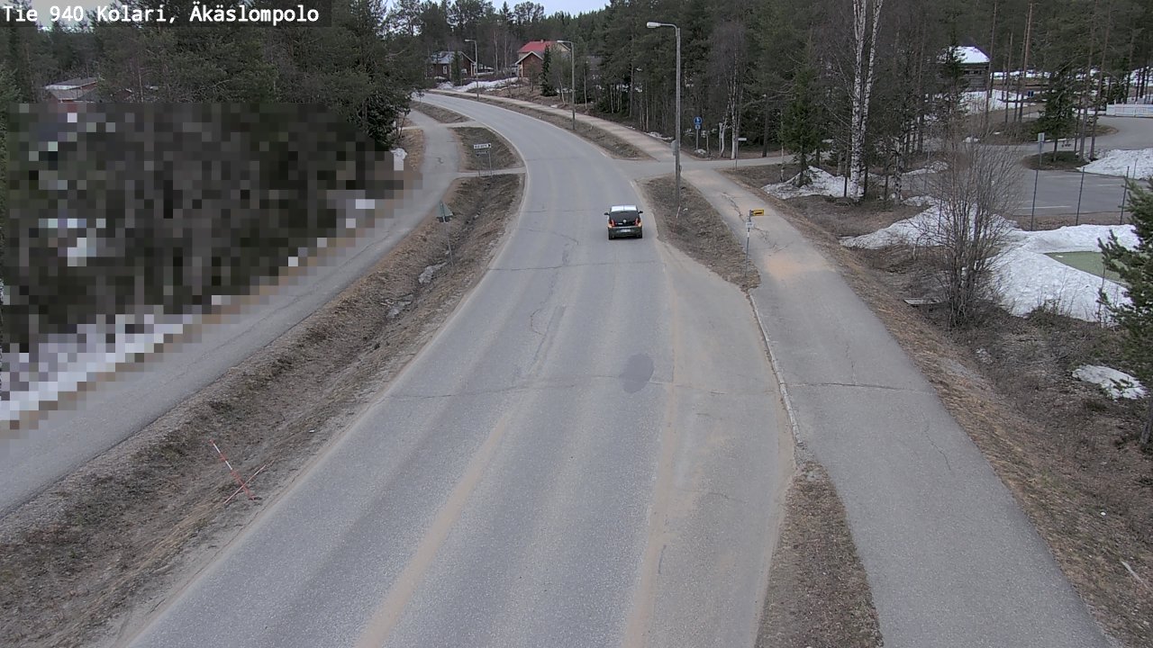 Weather Camera Image Väg 940 Kolari, Äkäslompolo, Kolari, Lappi
