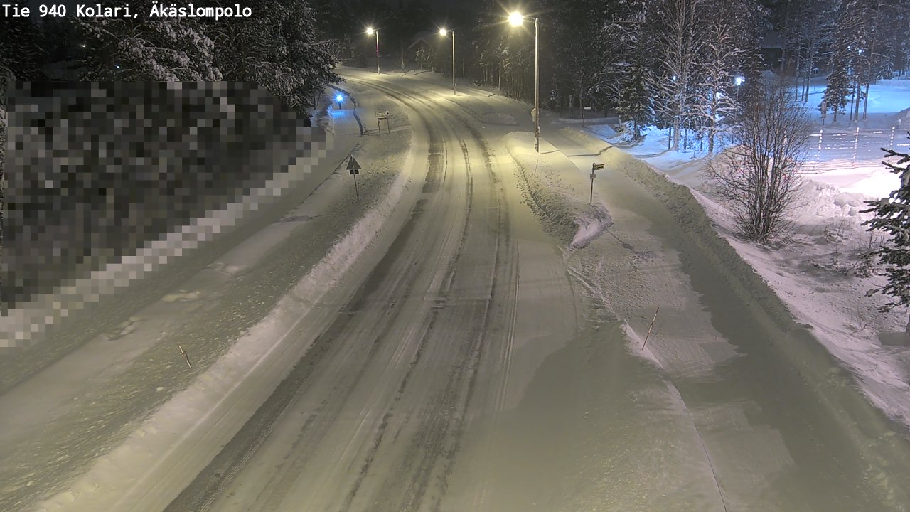Kelikamerat Kuva Tie 940 Kolari, Äkäslompolo, Kolari, Lappi