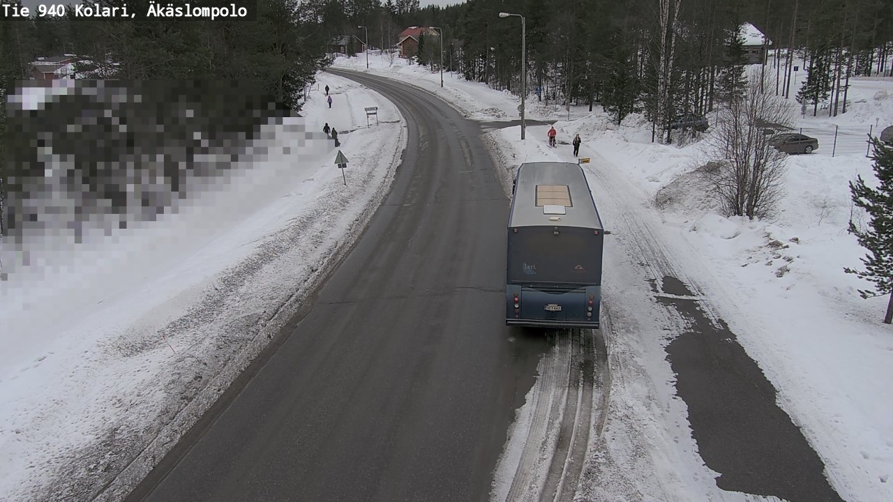 Kelikamerat Kuva Tie 940 Kolari, Äkäslompolo, Kolari, Lappi