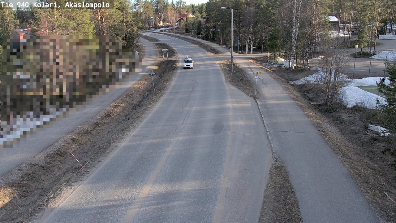 Weather Camera Image Väg 940 Kolari, Äkäslompolo, Kolari, Lappi