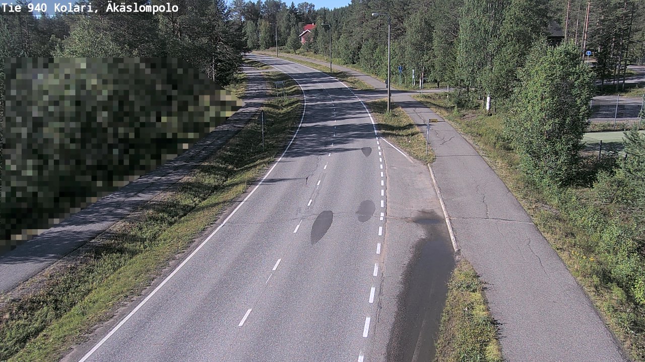 Weather Camera Image Road 940 Kolari, Äkäslompolo, Kolari, Lappi