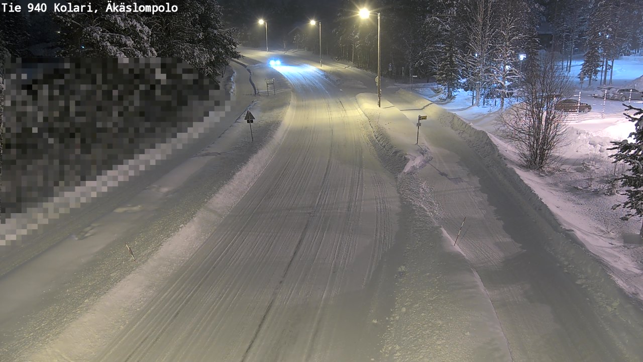 Kelikamerat Kuva Tie 940 Kolari, Äkäslompolo, Kolari, Lappi