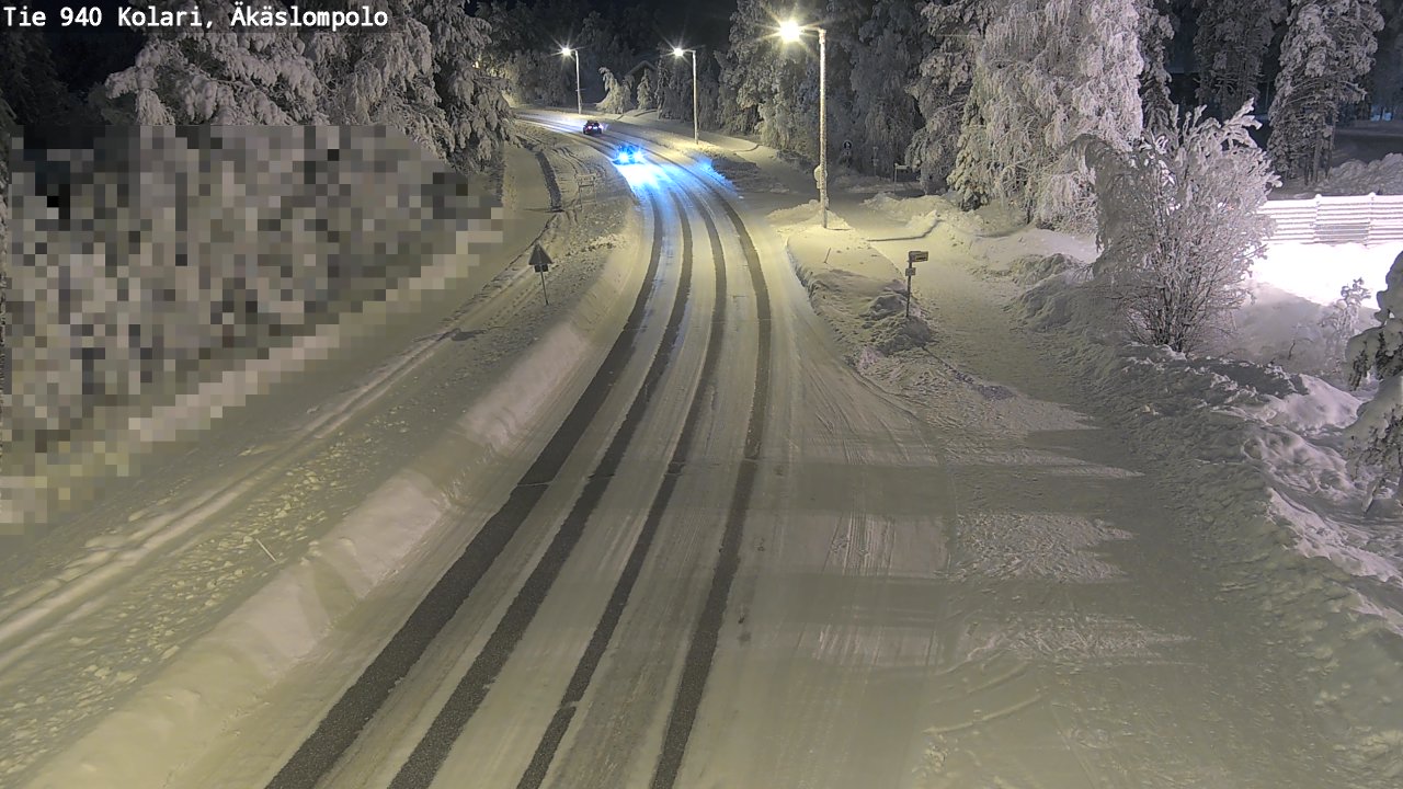 Kelikamerat Kuva Tie 940 Kolari, Äkäslompolo, Kolari, Lappi