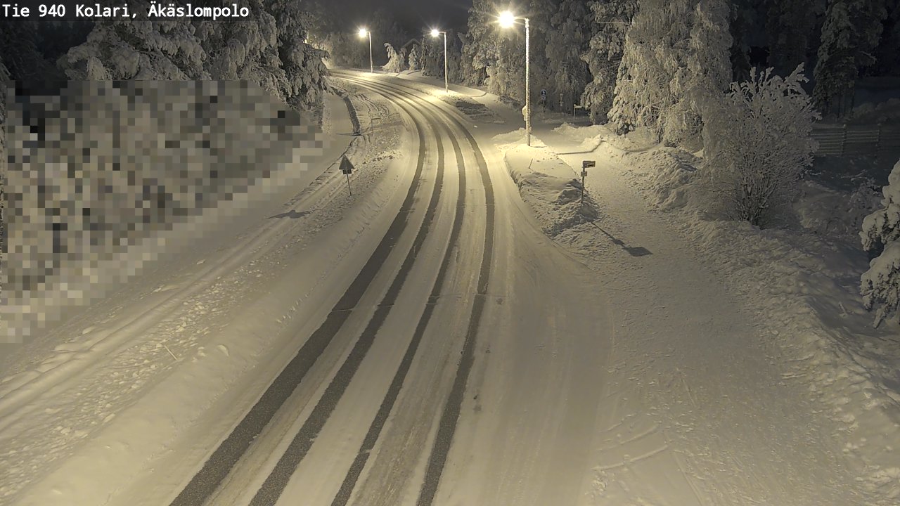 Kelikamerat Kuva Tie 940 Kolari, Äkäslompolo, Kolari, Lappi