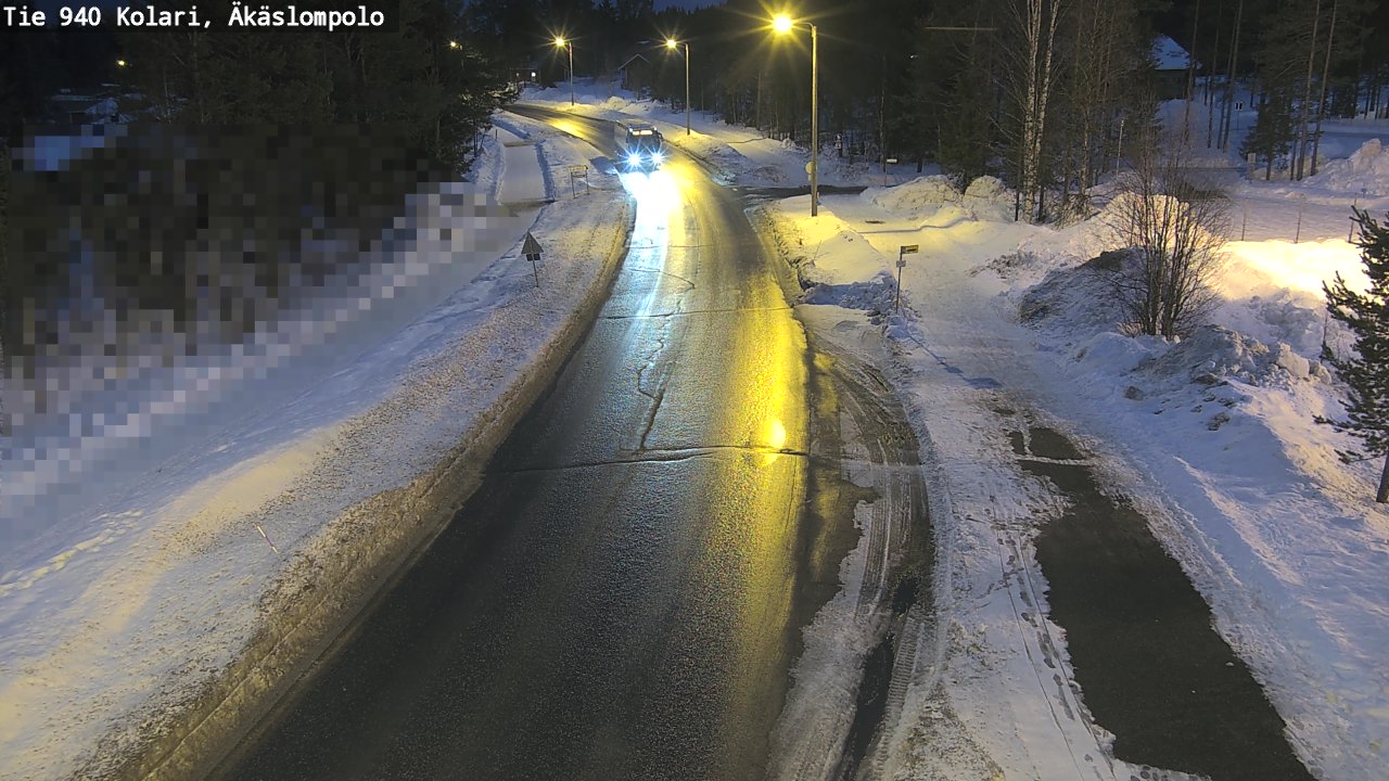 Weather Camera Image Road 940 Kolari, Äkäslompolo, Kolari, Lappi