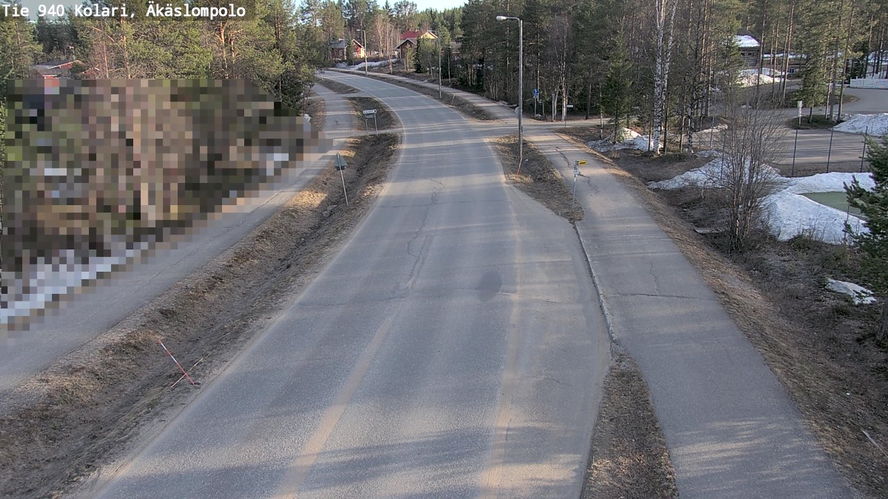 Weather Camera Image Väg 940 Kolari, Äkäslompolo, Kolari, Lappi