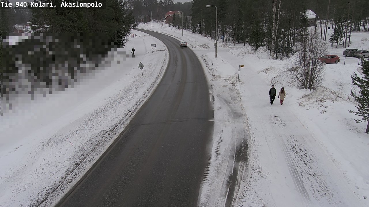 Kelikamerat Kuva Tie 940 Kolari, Äkäslompolo, Kolari, Lappi