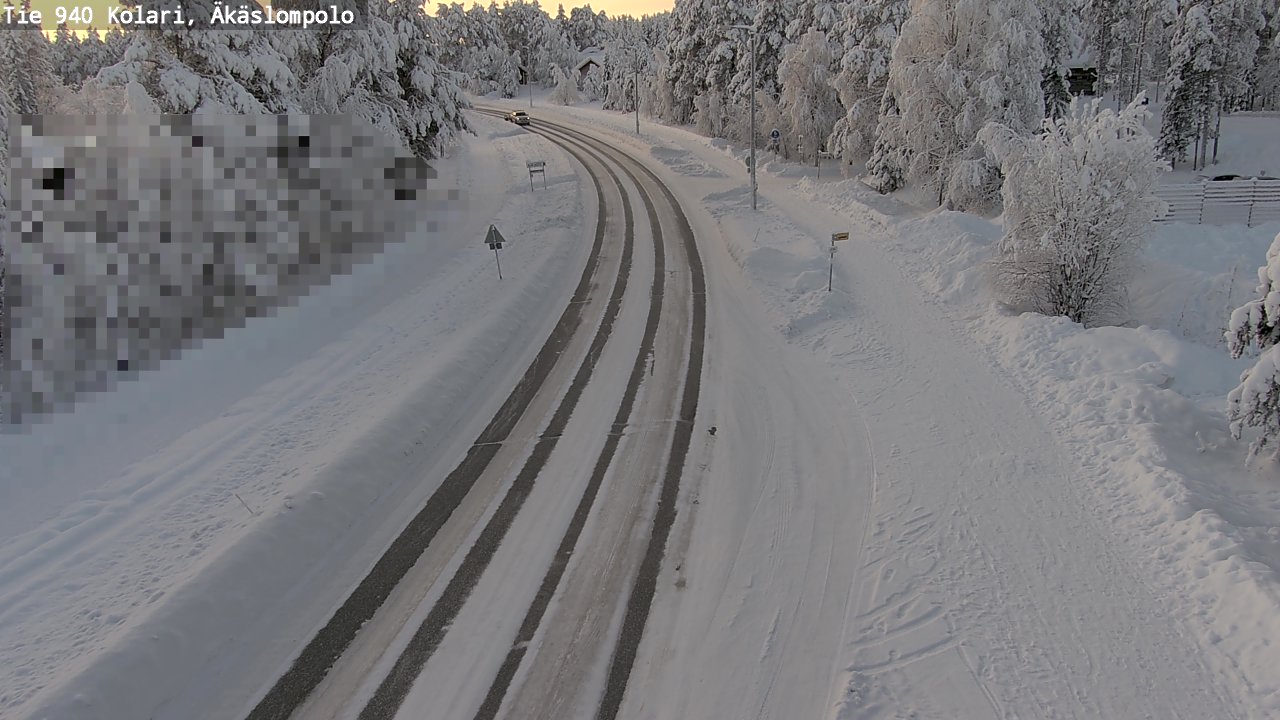 Kelikamerat Kuva Tie 940 Kolari, Äkäslompolo, Kolari, Lappi
