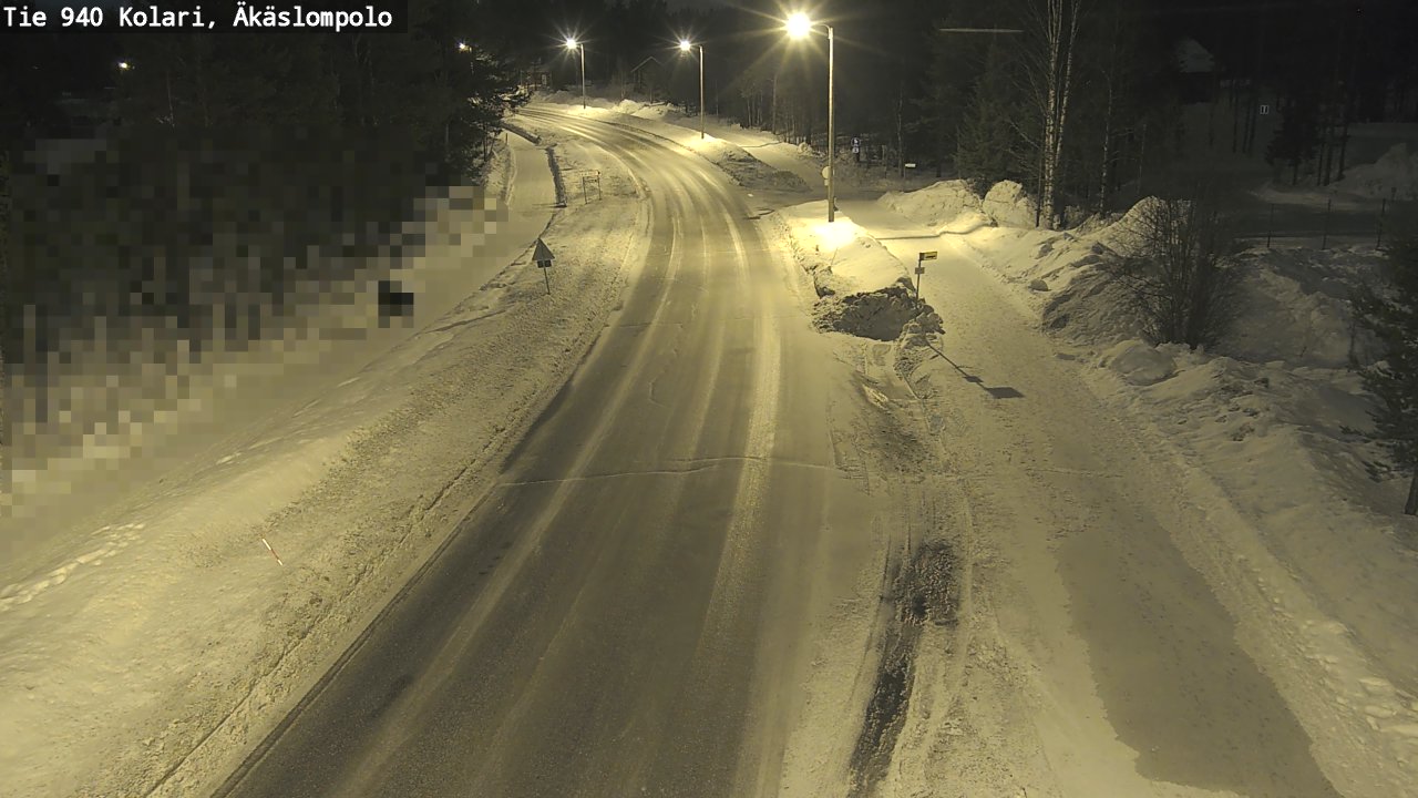 Kelikamerat Kuva Tie 940 Kolari, Äkäslompolo, Kolari, Lappi
