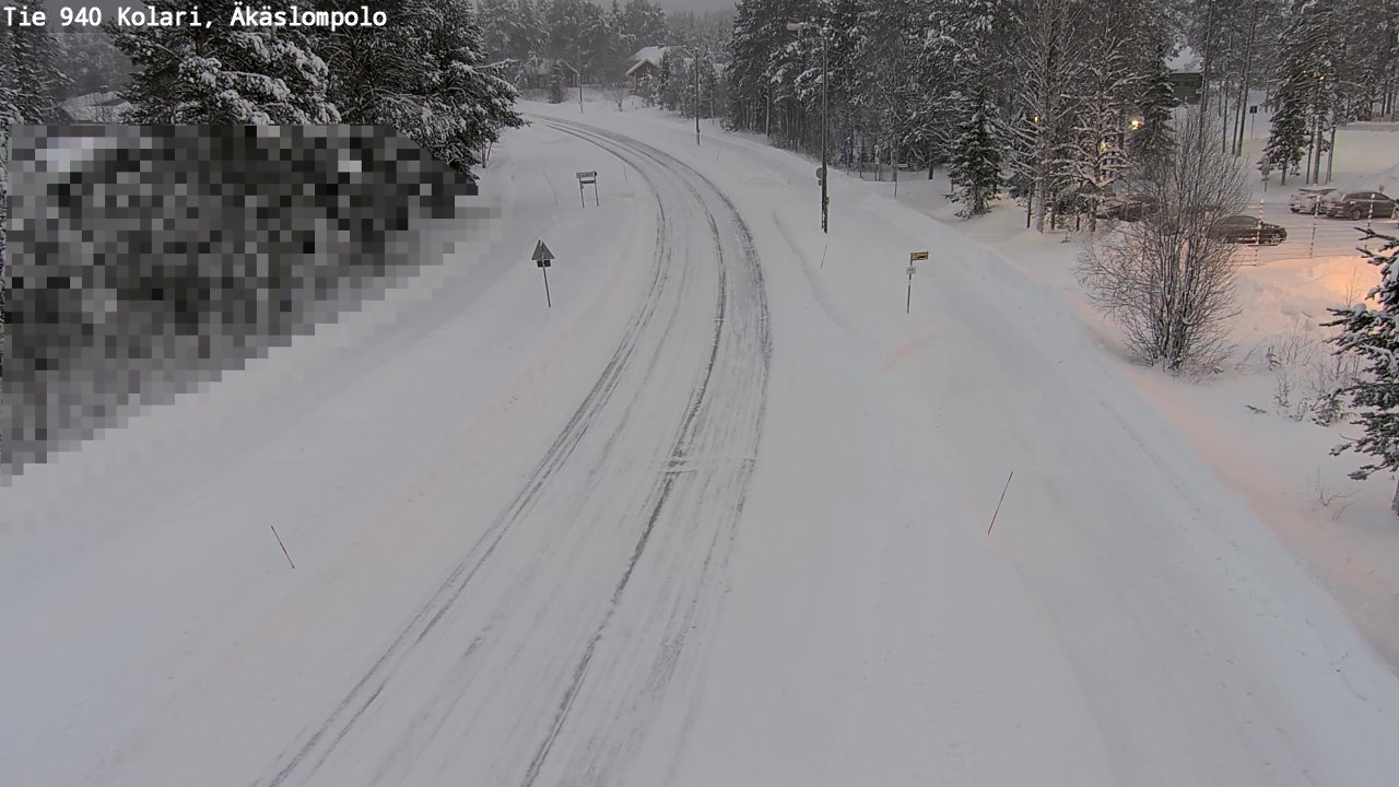 Kelikamerat Kuva Tie 940 Kolari, Äkäslompolo, Kolari, Lappi