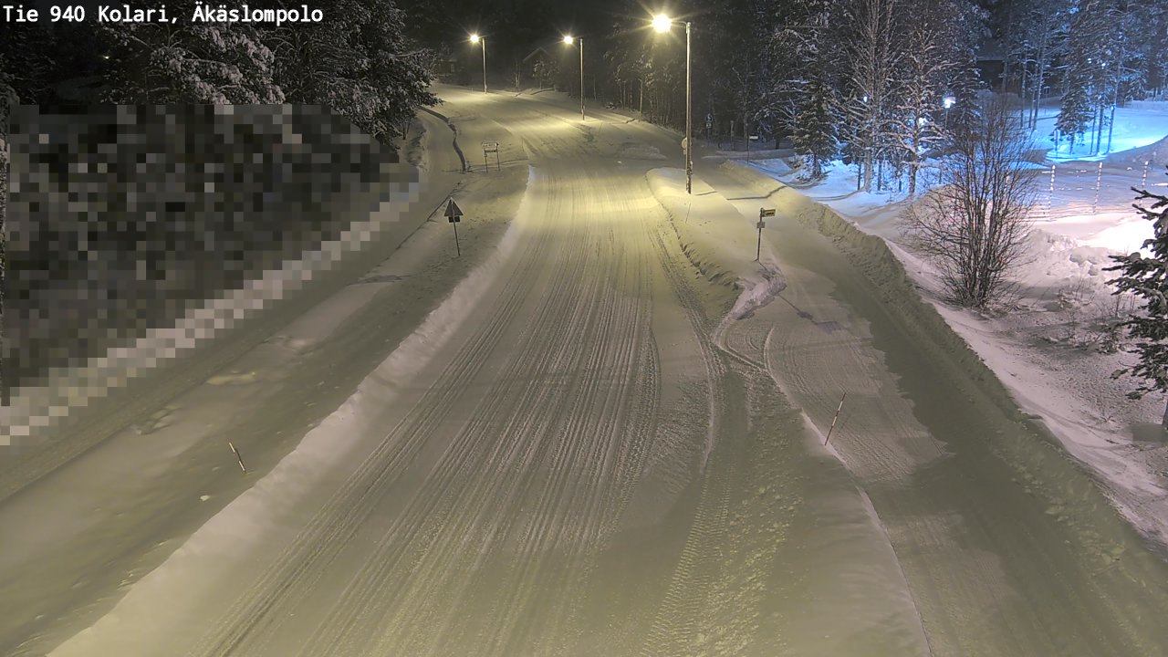 Kelikamerat Kuva Tie 940 Kolari, Äkäslompolo, Kolari, Lappi