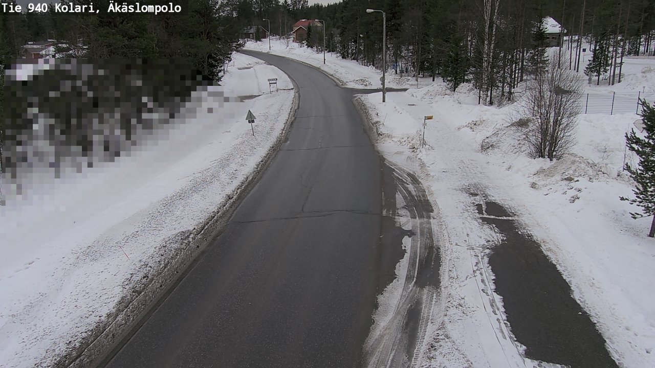 Weather Camera Image Road 940 Kolari, Äkäslompolo, Kolari, Lappi