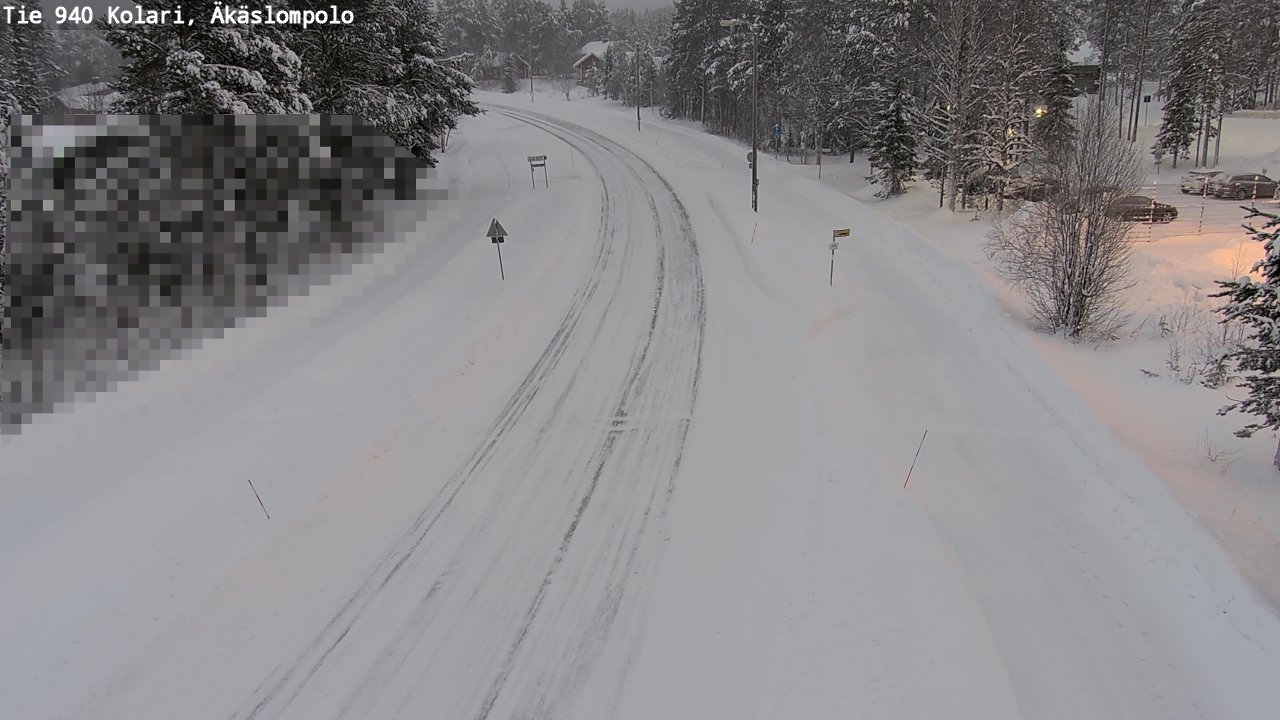 Kelikamerat Kuva Tie 940 Kolari, Äkäslompolo, Kolari, Lappi