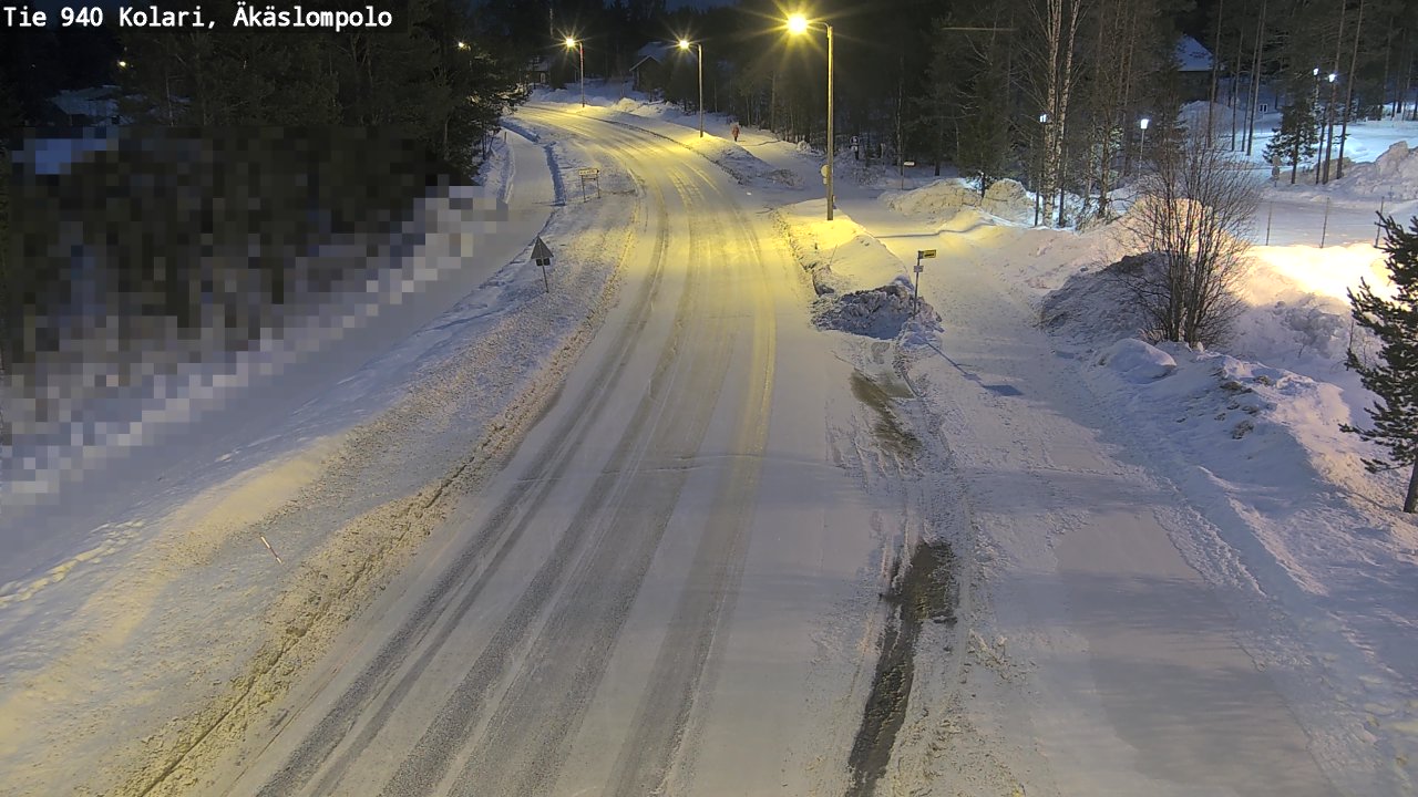 Kelikamerat Kuva Tie 940 Kolari, Äkäslompolo, Kolari, Lappi
