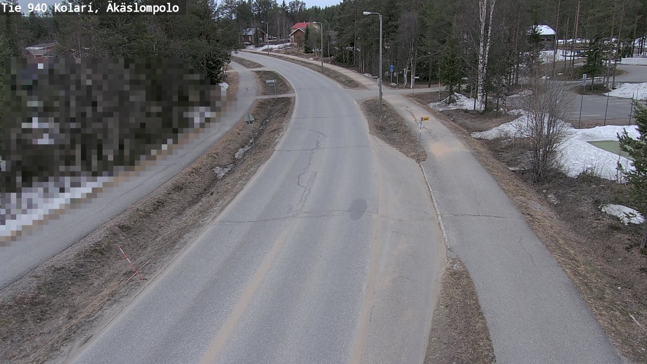 Weather Camera Image Väg 940 Kolari, Äkäslompolo, Kolari, Lappi