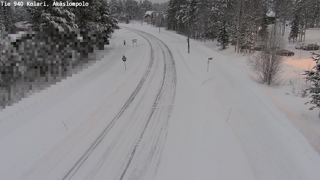 Kelikamerat Kuva Tie 940 Kolari, Äkäslompolo, Kolari, Lappi