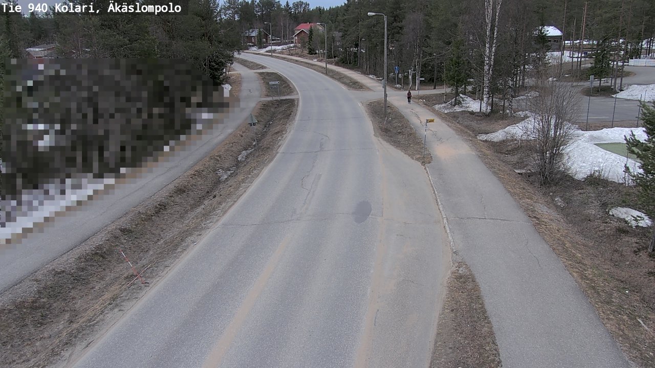 Weather Camera Image Väg 940 Kolari, Äkäslompolo, Kolari, Lappi