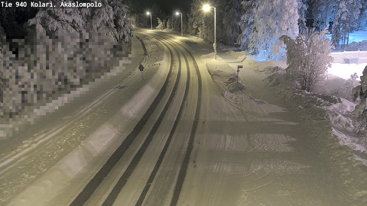Kelikamerat Kuva Tie 940 Kolari, Äkäslompolo, Kolari, Lappi