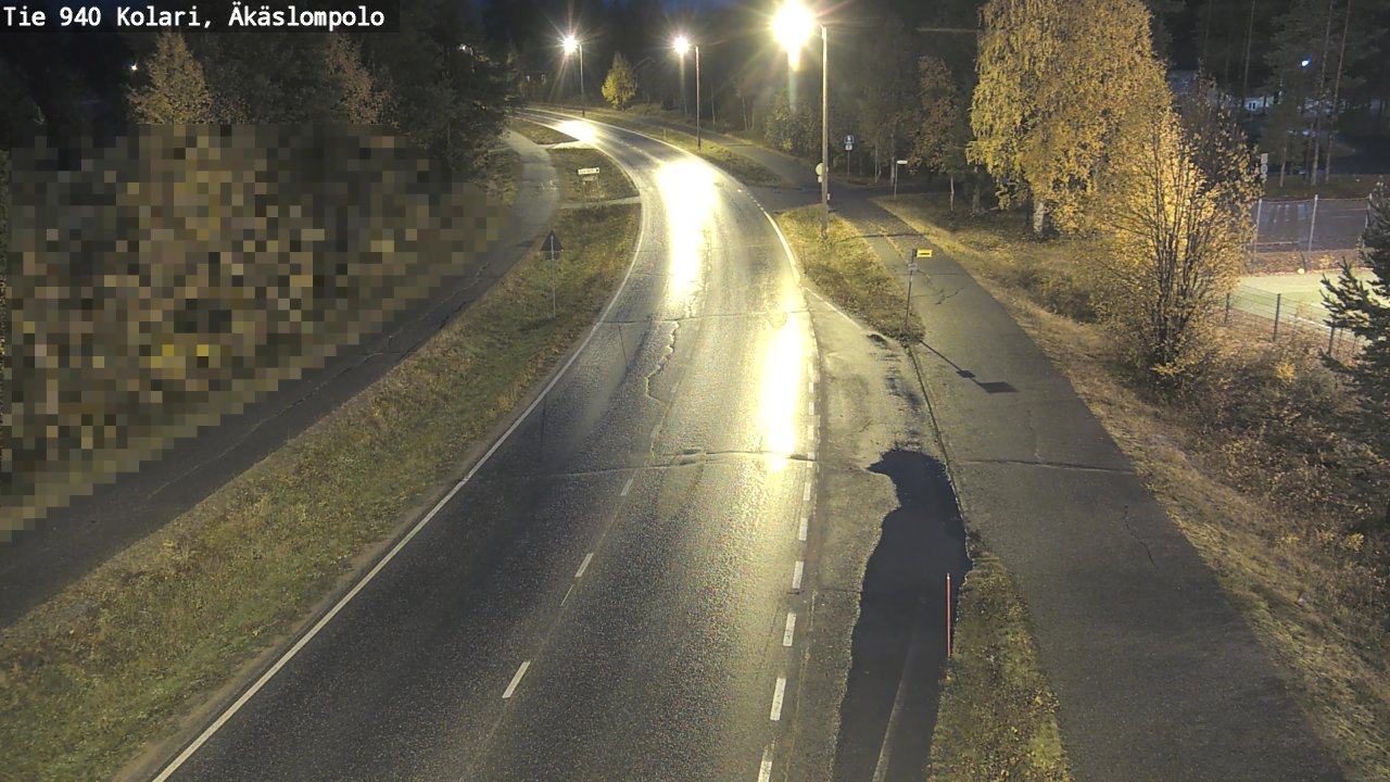 Kelikamerat Kuva Tie 940 Kolari, Äkäslompolo, Kolari, Lappi