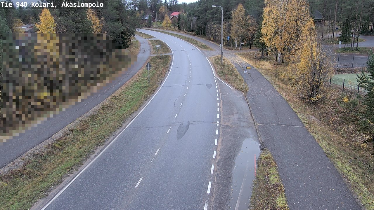 Weather Camera Image Väg 940 Kolari, Äkäslompolo, Kolari, Lappi