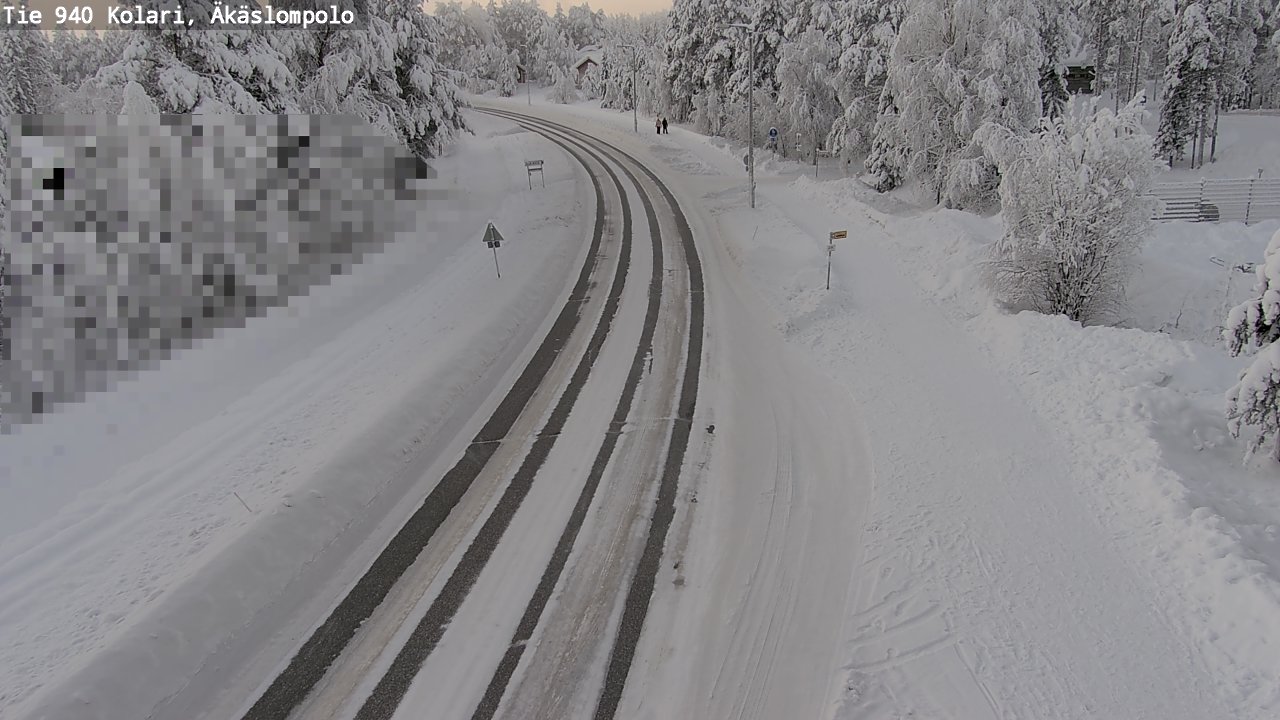 Weather Camera Image Road 940 Kolari, Äkäslompolo, Kolari, Lappi