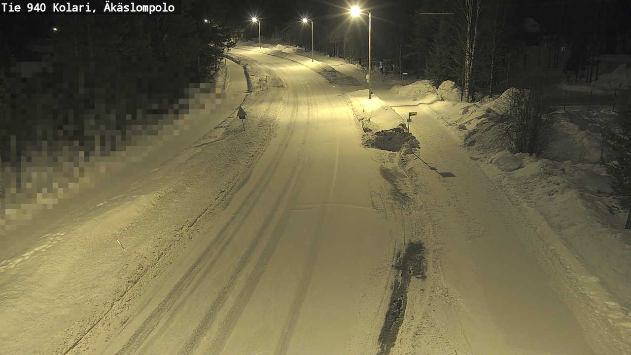 Kelikamerat Kuva Tie 940 Kolari, Äkäslompolo, Kolari, Lappi