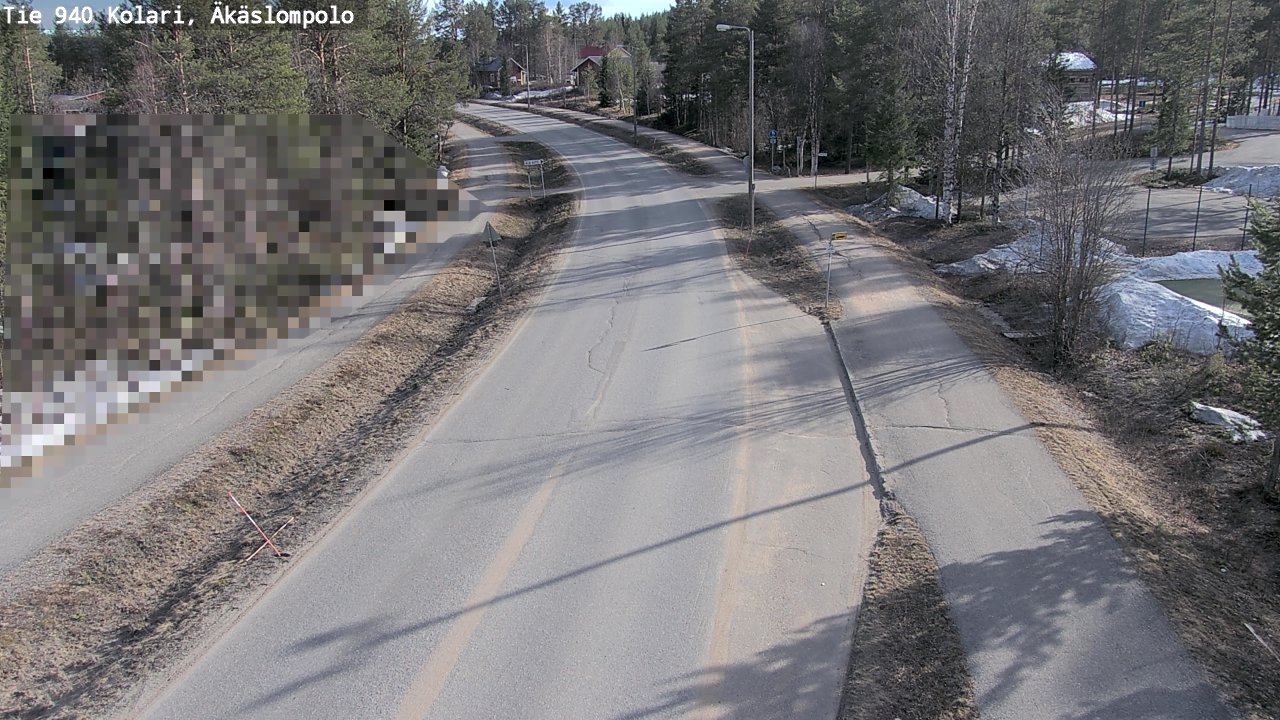 Weather Camera Image Väg 940 Kolari, Äkäslompolo, Kolari, Lappi
