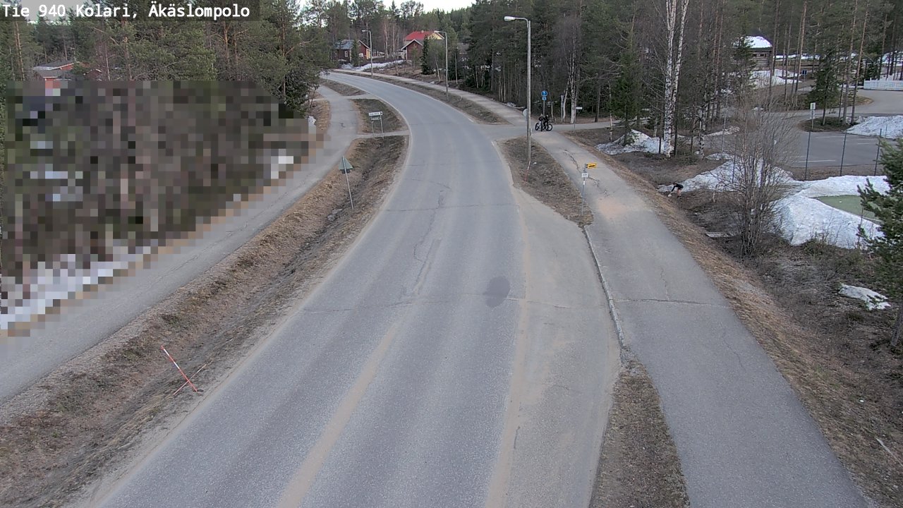 Weather Camera Image Väg 940 Kolari, Äkäslompolo, Kolari, Lappi