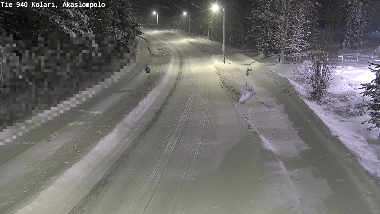 Kelikamerat Kuva Tie 940 Kolari, Äkäslompolo, Kolari, Lappi