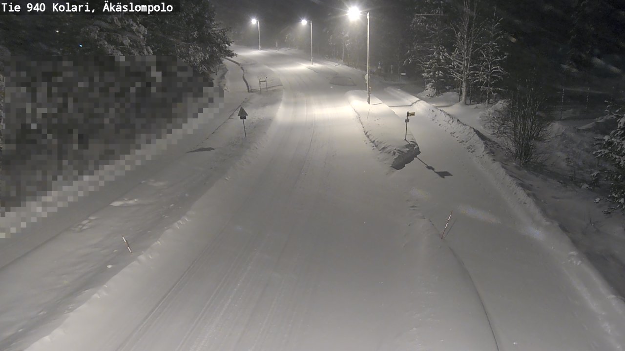 Kelikamerat Kuva Tie 940 Kolari, Äkäslompolo, Kolari, Lappi