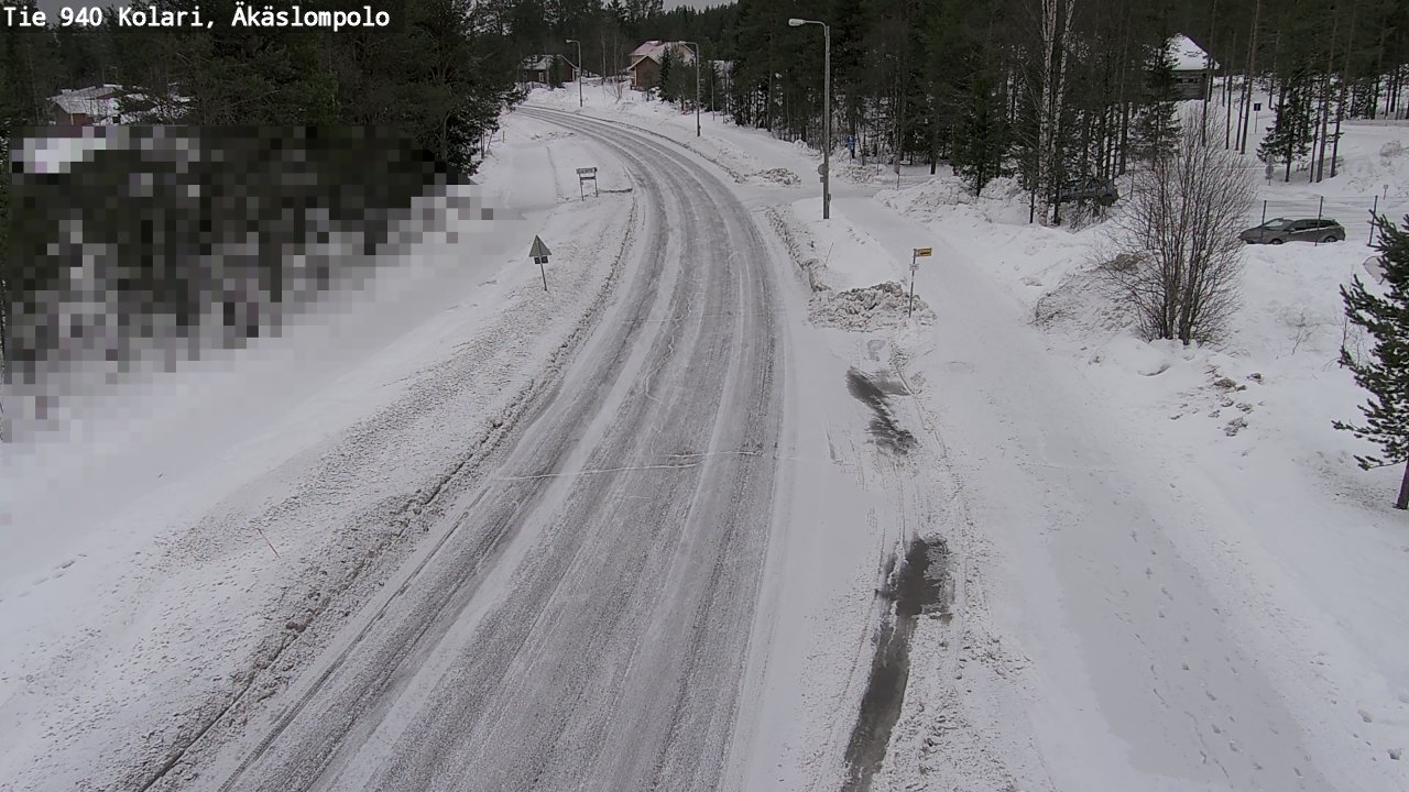 Kelikamerat Kuva Tie 940 Kolari, Äkäslompolo, Kolari, Lappi
