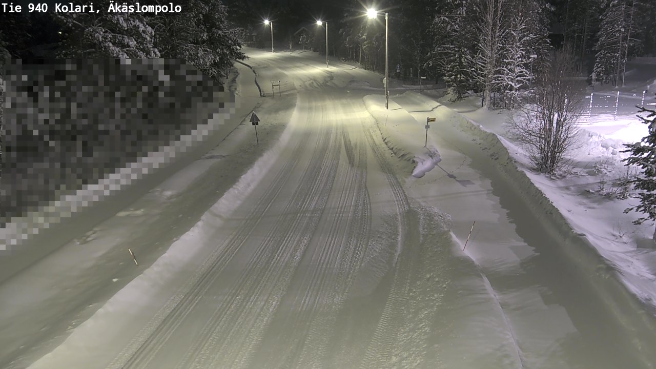 Kelikamerat Kuva Tie 940 Kolari, Äkäslompolo, Kolari, Lappi