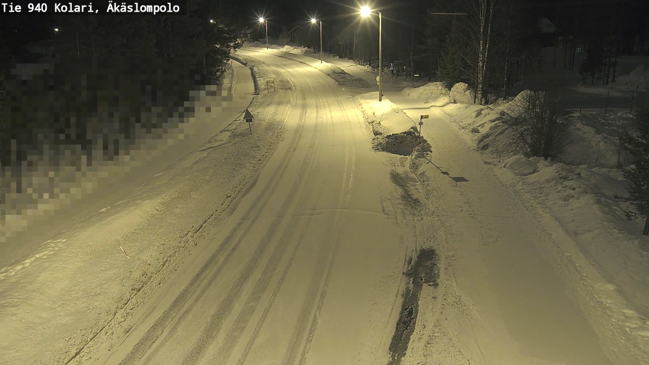 Kelikamerat Kuva Tie 940 Kolari, Äkäslompolo, Kolari, Lappi