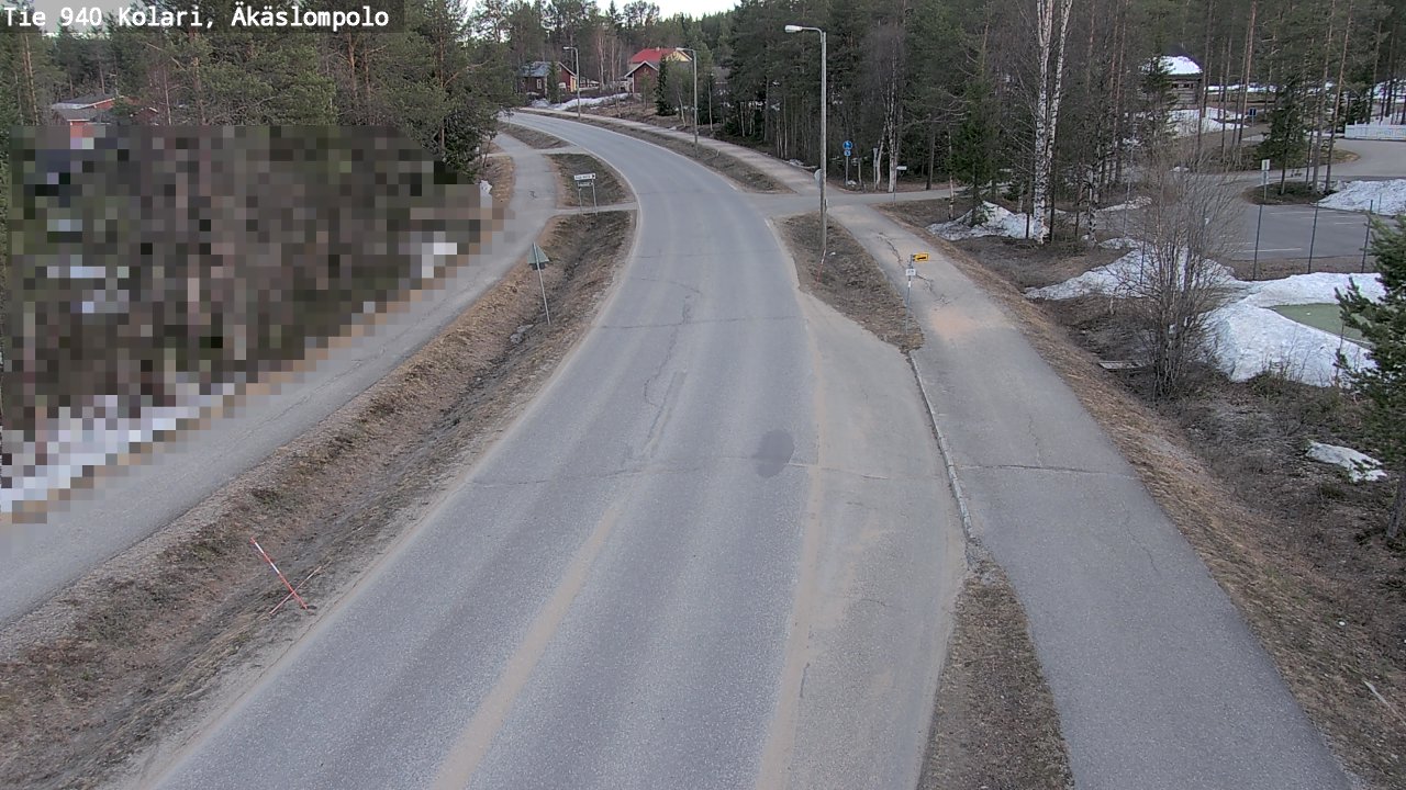 Weather Camera Image Väg 940 Kolari, Äkäslompolo, Kolari, Lappi