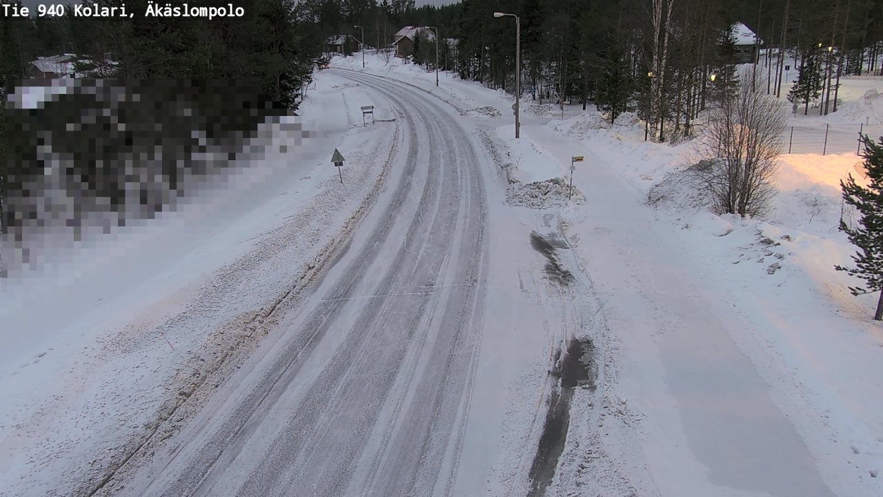 Kelikamerat Kuva Tie 940 Kolari, Äkäslompolo, Kolari, Lappi