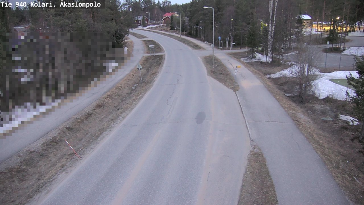Weather Camera Image Väg 940 Kolari, Äkäslompolo, Kolari, Lappi
