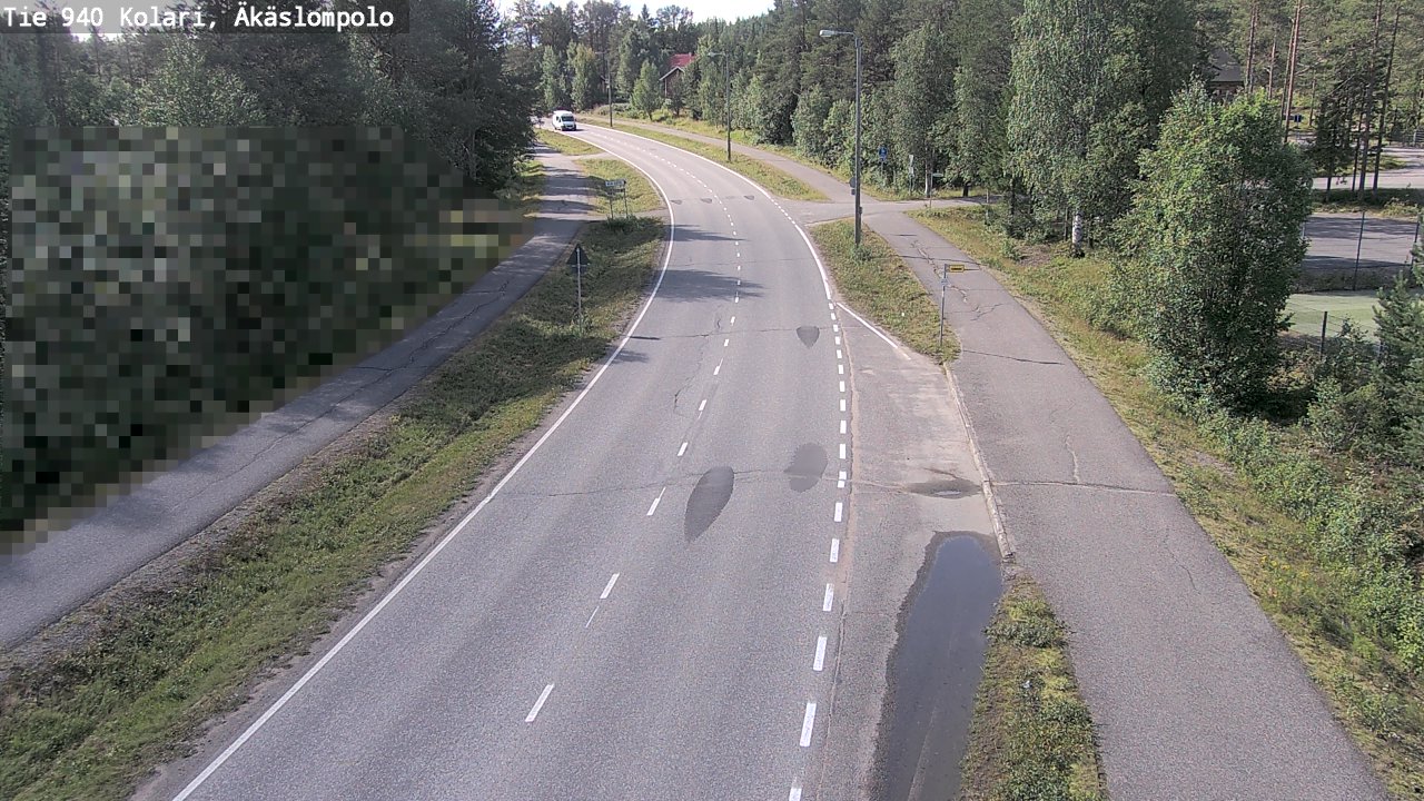 Weather Camera Image Väg 940 Kolari, Äkäslompolo, Kolari, Lappi