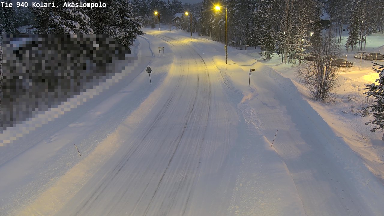 Kelikamerat Kuva Tie 940 Kolari, Äkäslompolo, Kolari, Lappi