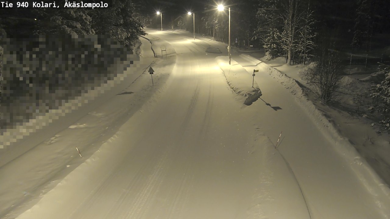 Kelikamerat Kuva Tie 940 Kolari, Äkäslompolo, Kolari, Lappi