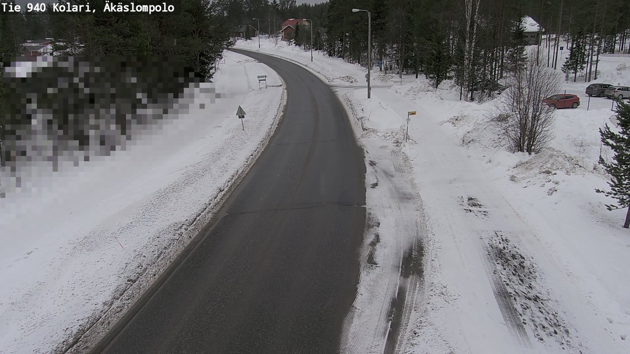 Weather Camera Image Road 940 Kolari, Äkäslompolo, Kolari, Lappi