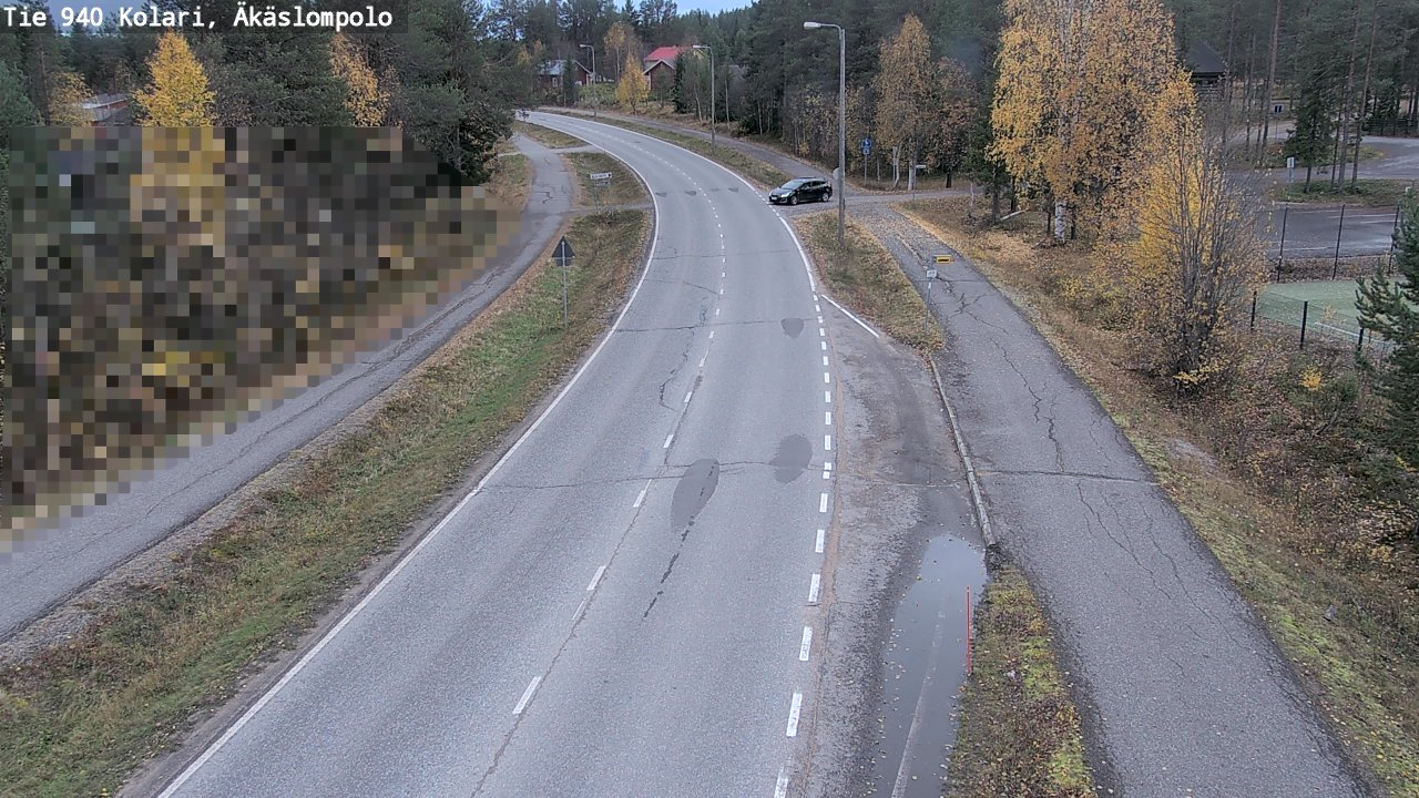 Weather Camera Image Väg 940 Kolari, Äkäslompolo, Kolari, Lappi