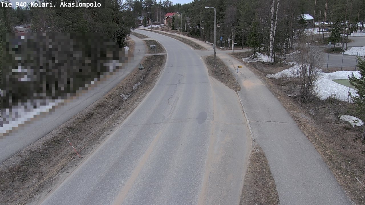 Weather Camera Image Väg 940 Kolari, Äkäslompolo, Kolari, Lappi