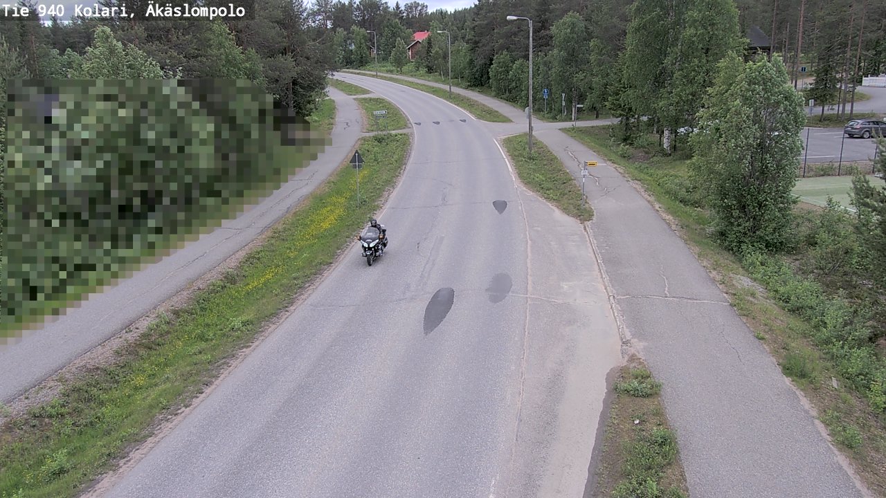 Weather Camera Image Väg 940 Kolari, Äkäslompolo, Kolari, Lappi